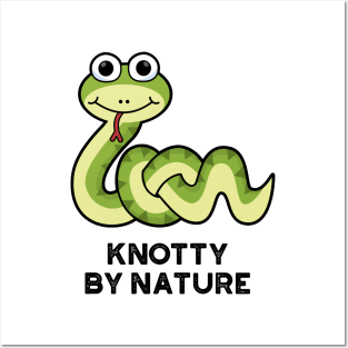 Knotty By Nature Cute Snake Pun Posters and Art